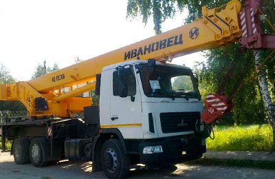 Автокран КС-5576Б «Ивановец» 32 тонны
